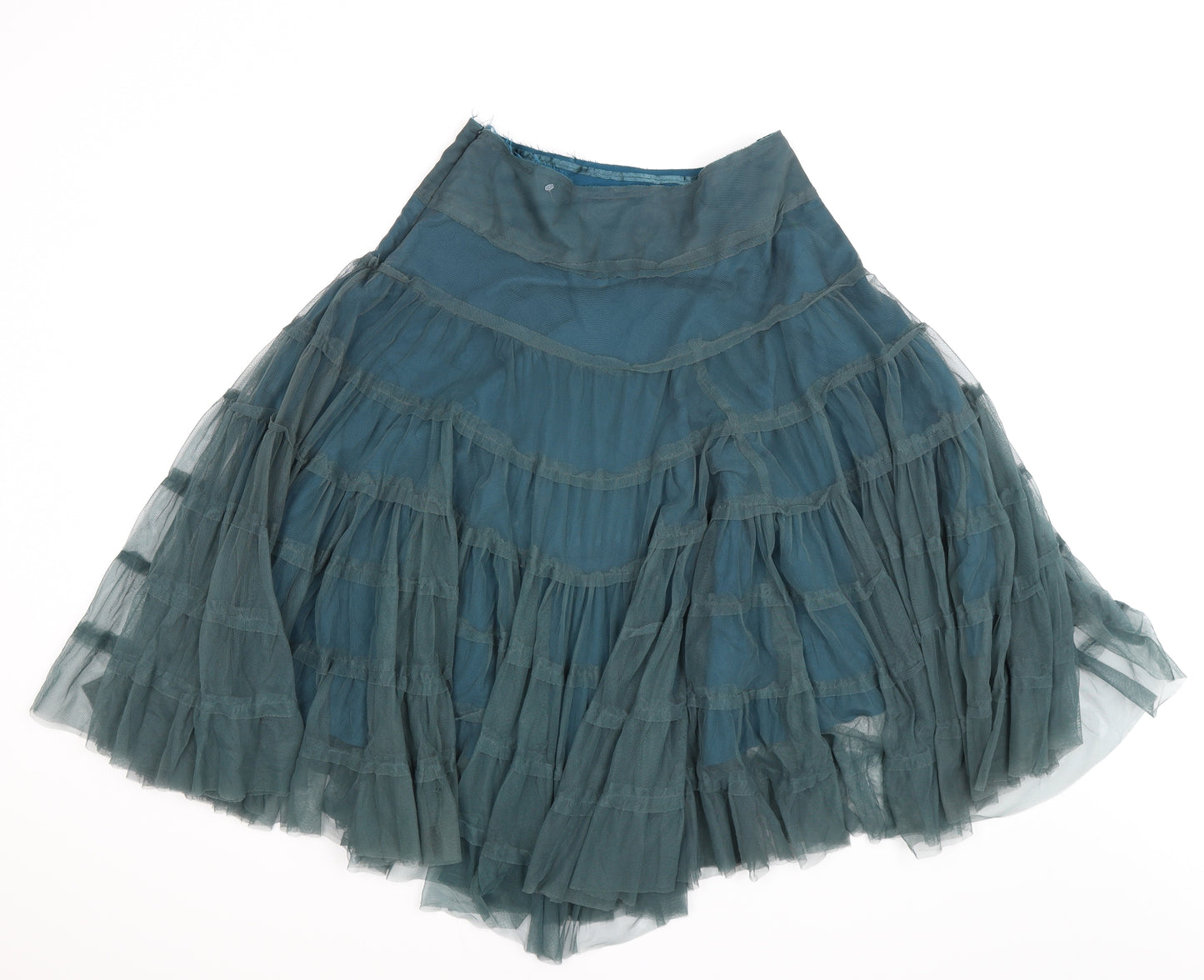 Atmosphere Womens Blue  Chiffon Flare Skirt Size 8