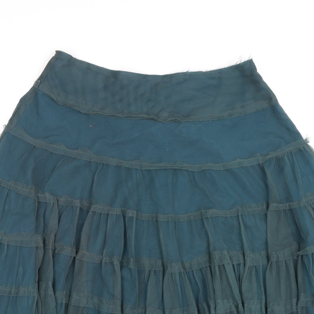 Atmosphere Womens Blue  Chiffon Flare Skirt Size 8