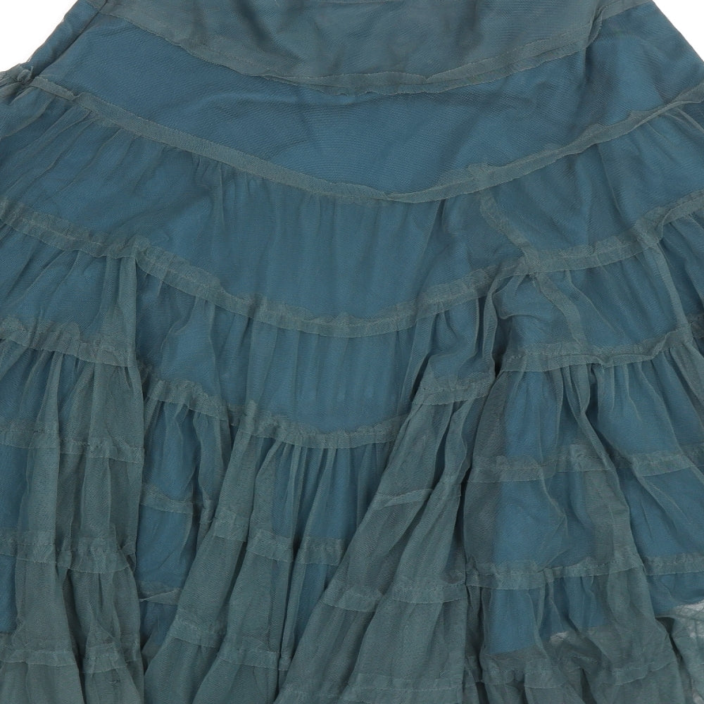 Atmosphere Womens Blue  Chiffon Flare Skirt Size 8