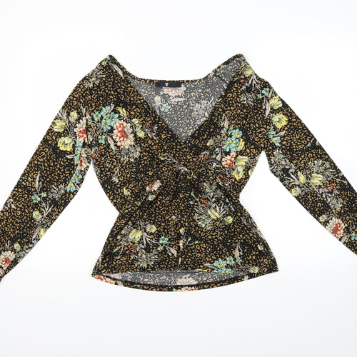 Very Womens Multicoloured Floral  Basic Blouse Size 14