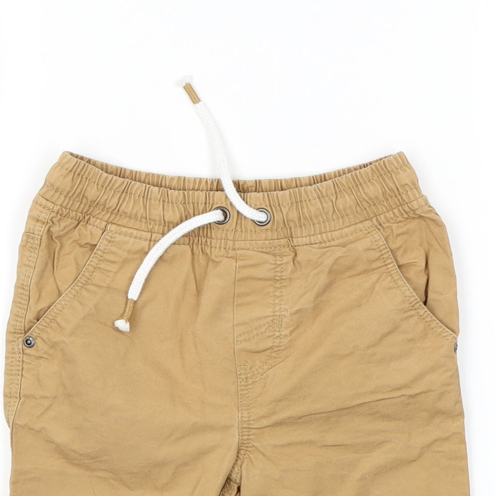 TU Boys Beige   Chino Shorts Size 6 Years