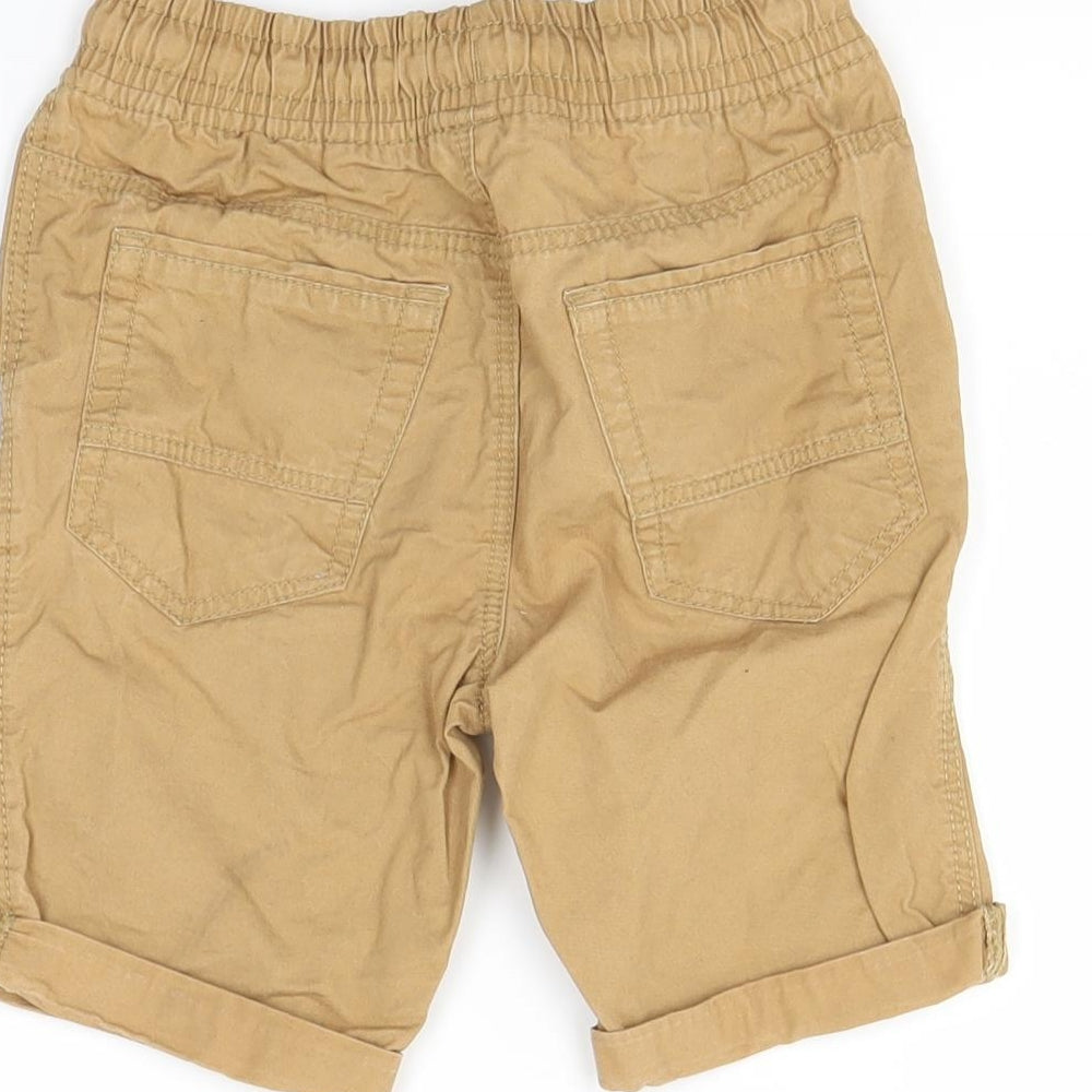 TU Boys Beige   Chino Shorts Size 6 Years