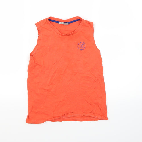 George Boys Orange   Basic Tank Size 8-9 Years