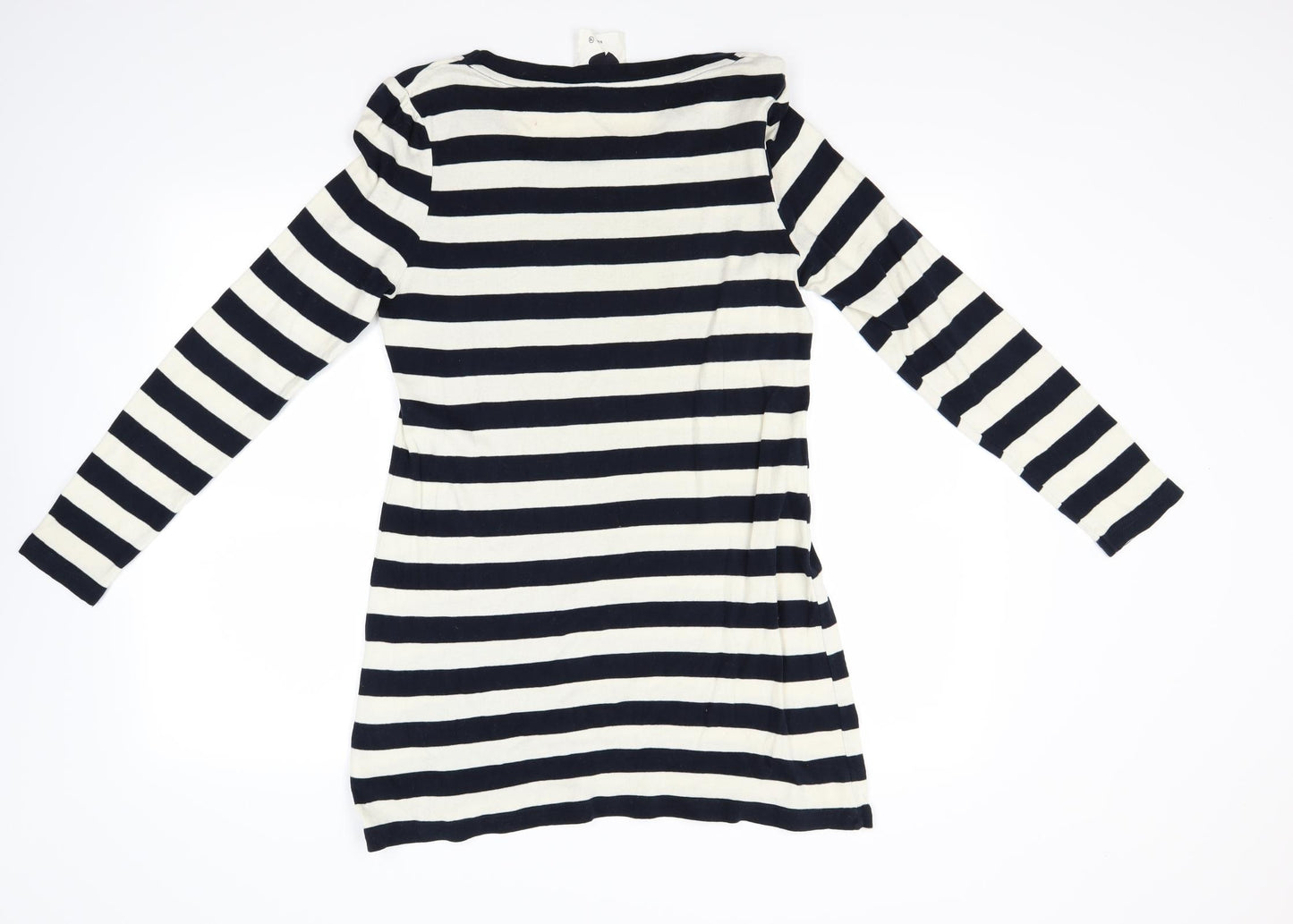 NEXT Womens White Striped  Jumper Dress  Size 16