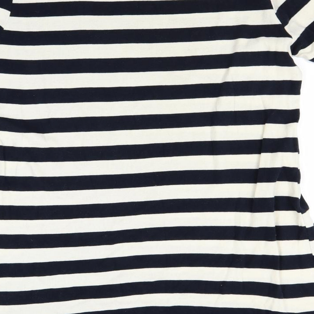 NEXT Womens White Striped  Jumper Dress  Size 16