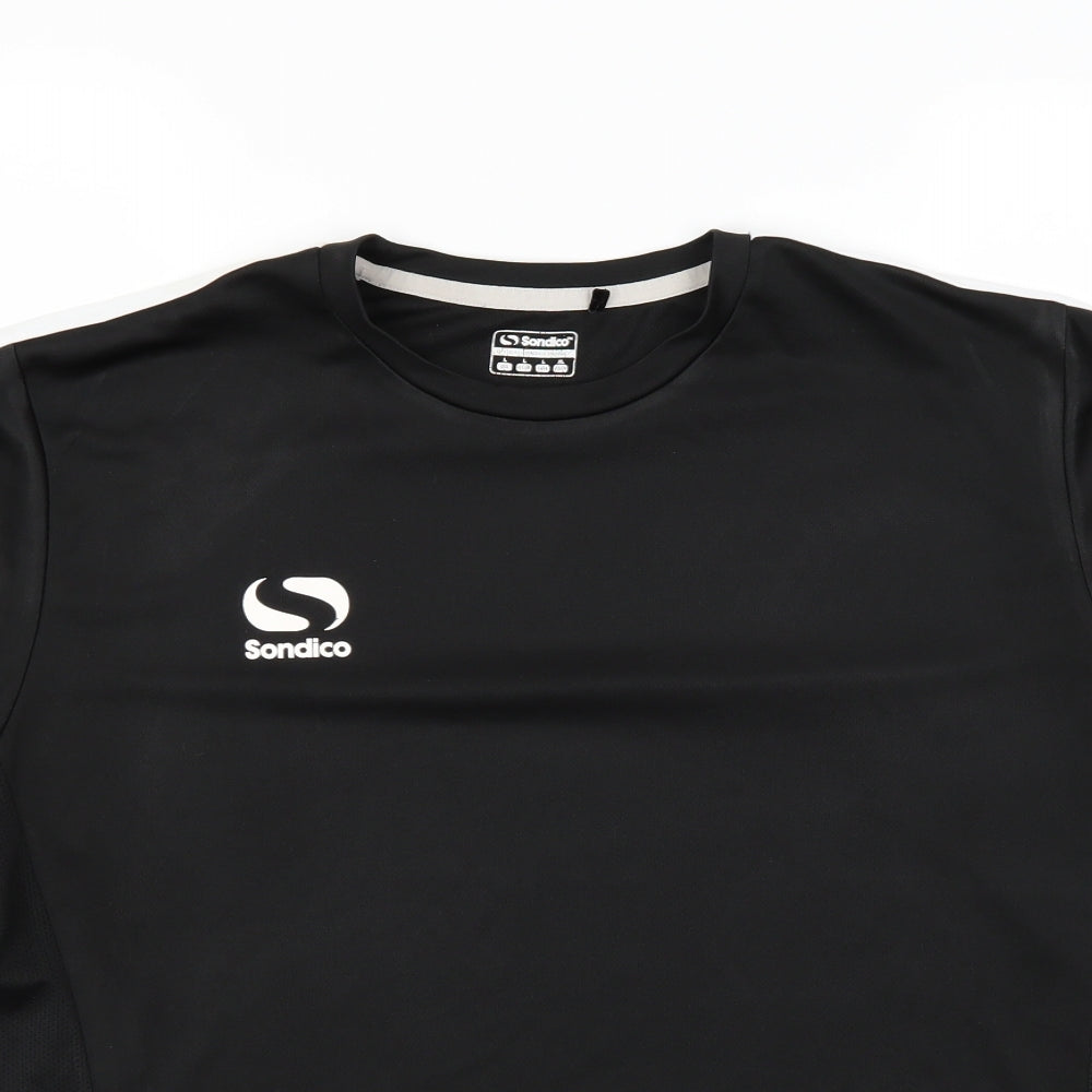 Sondico Mens Black    T-Shirt Size L