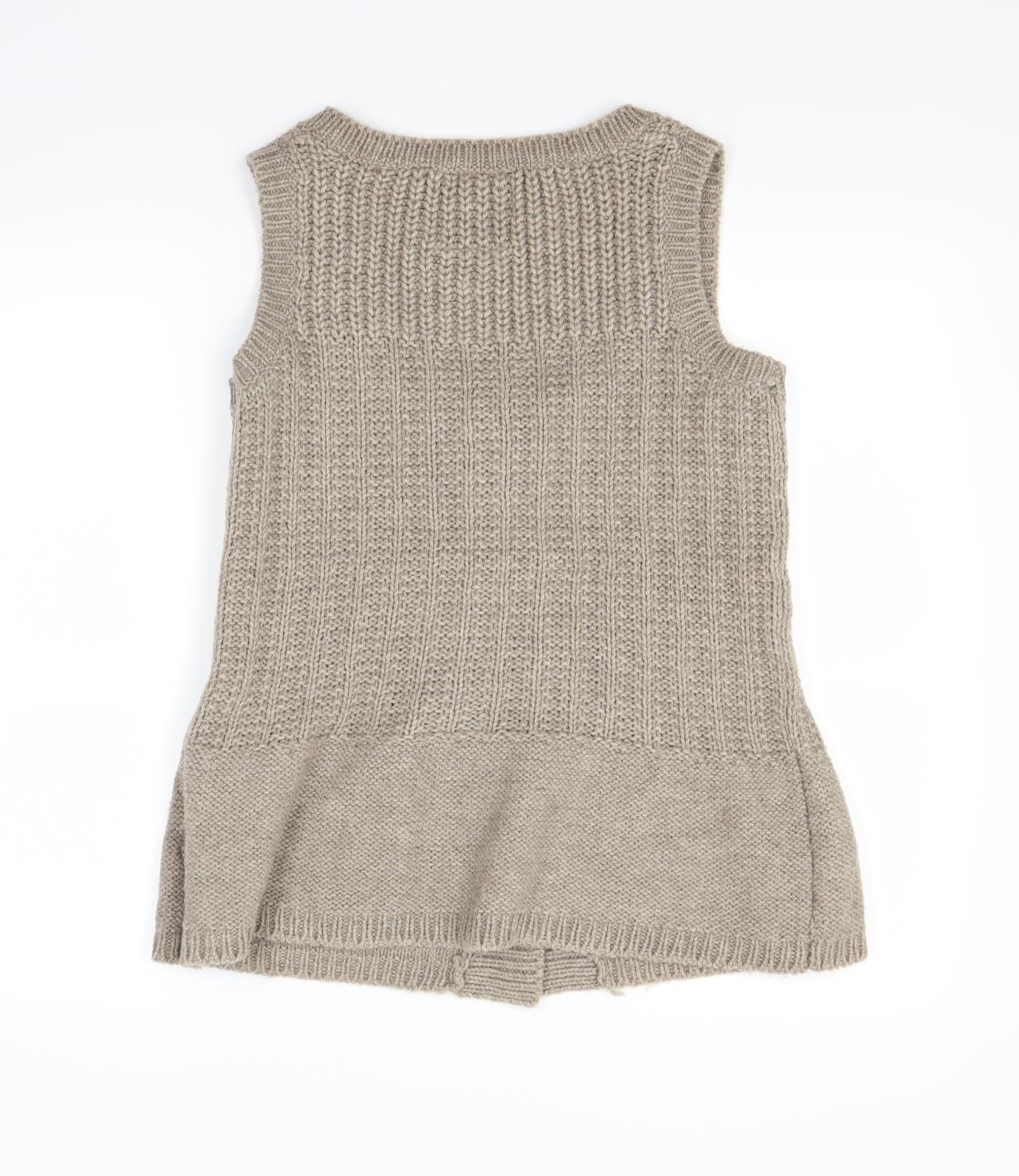 River Island Womens Beige   Vest Jumper Size 10