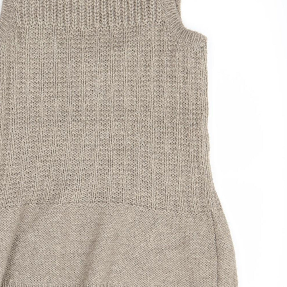 River Island Womens Beige   Vest Jumper Size 10