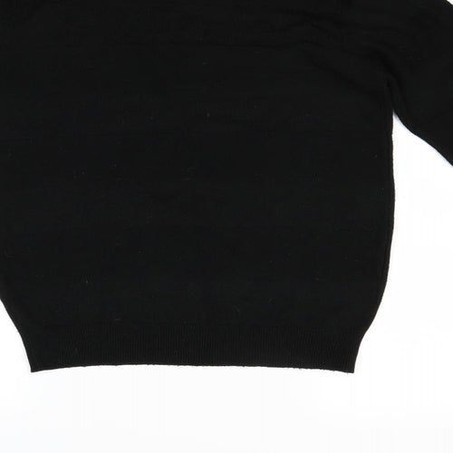 Ceader wood state Womens Black   Pullover Jumper Size S