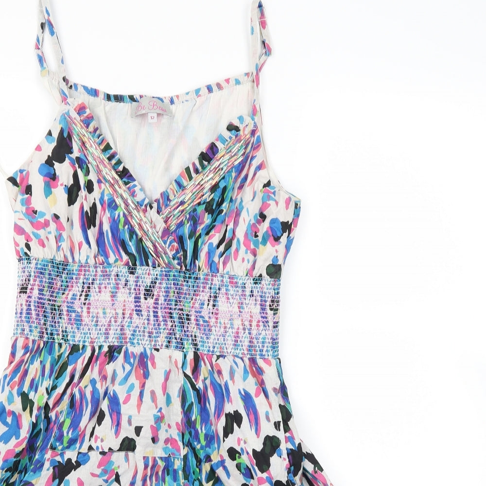 Be beau Womens Multicoloured Floral  Fit & Flare  Size 12