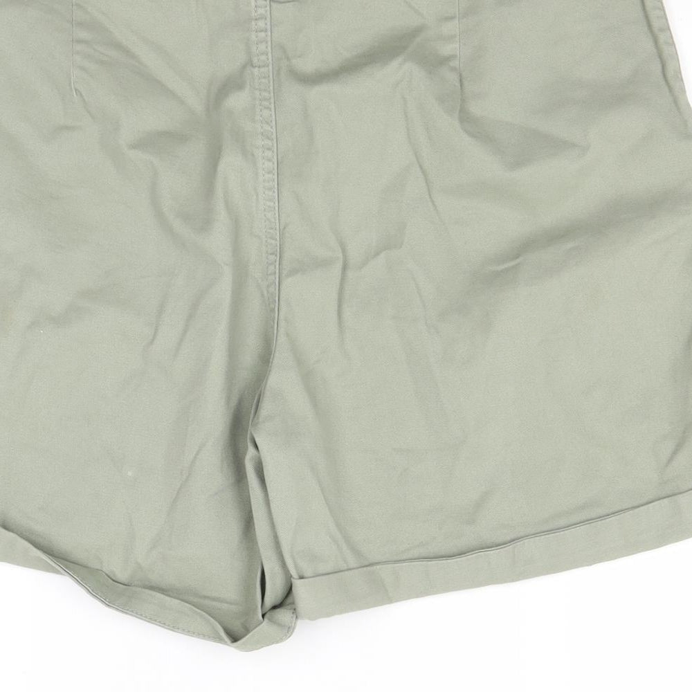 F&F Womens Green   Chino Shorts Size 14