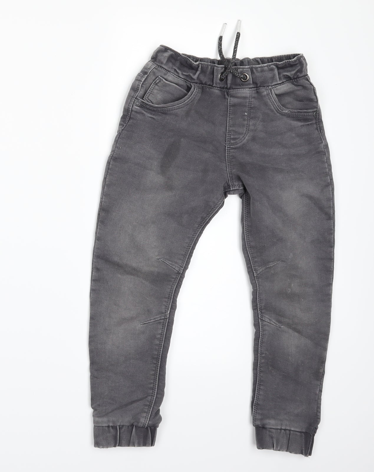 F&F Boys Grey  Denim Skinny Jeans Size 6 Years