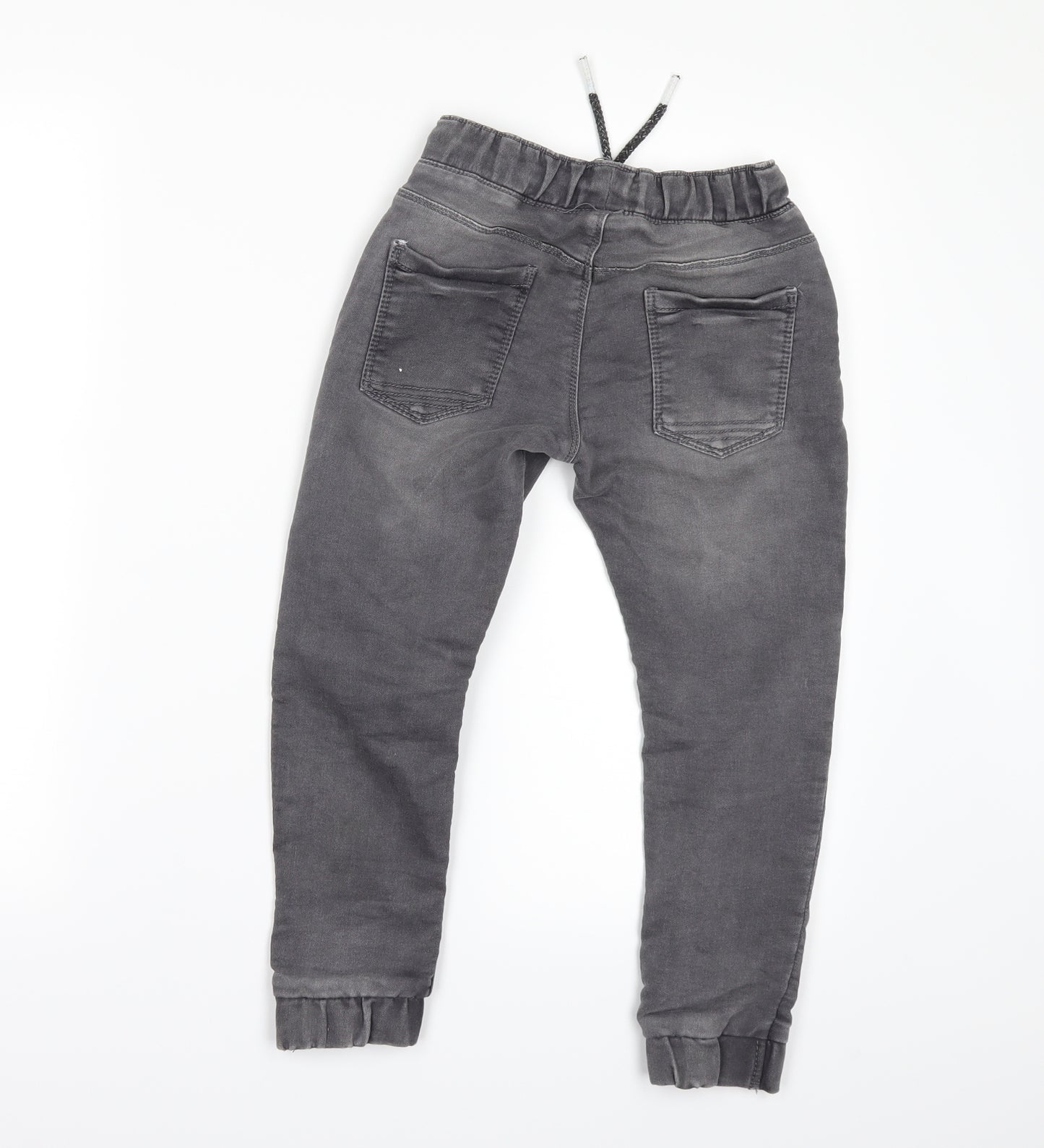 F&F Boys Grey  Denim Skinny Jeans Size 6 Years