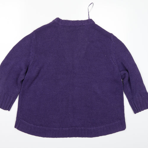 TU Womens Purple   Cardigan Jumper Size 18