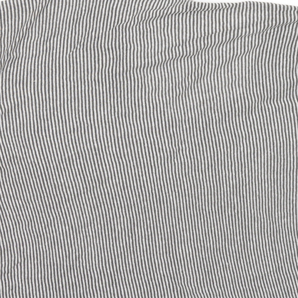 sonjmarohn Womens Grey Striped  Tunic T-Shirt Size 18