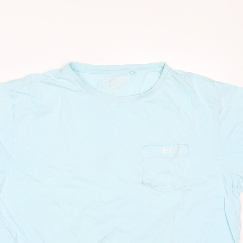 Lee Cooper Mens Blue    T-Shirt Size 2XL
