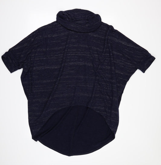 Front view of Lottie Loves women’s blue jumper, size XL