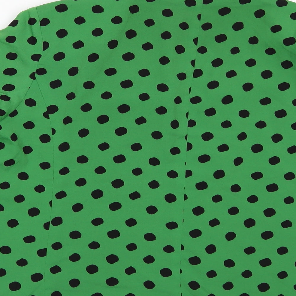 River Island Womens Green Polka Dot  Jacket  Size 12