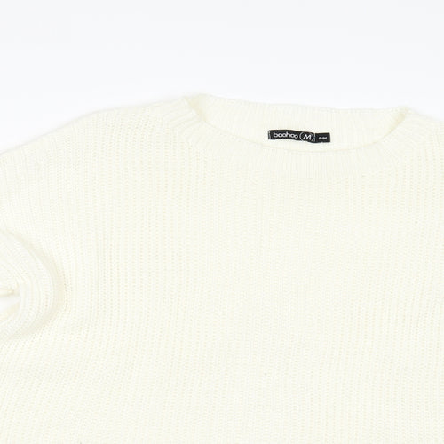 booh Womens Ivory   Pullover Jumper Size M  - tie sides