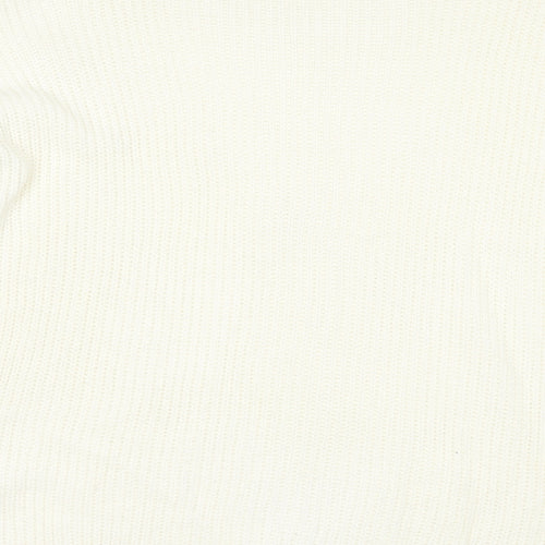 booh Womens Ivory   Pullover Jumper Size M  - tie sides