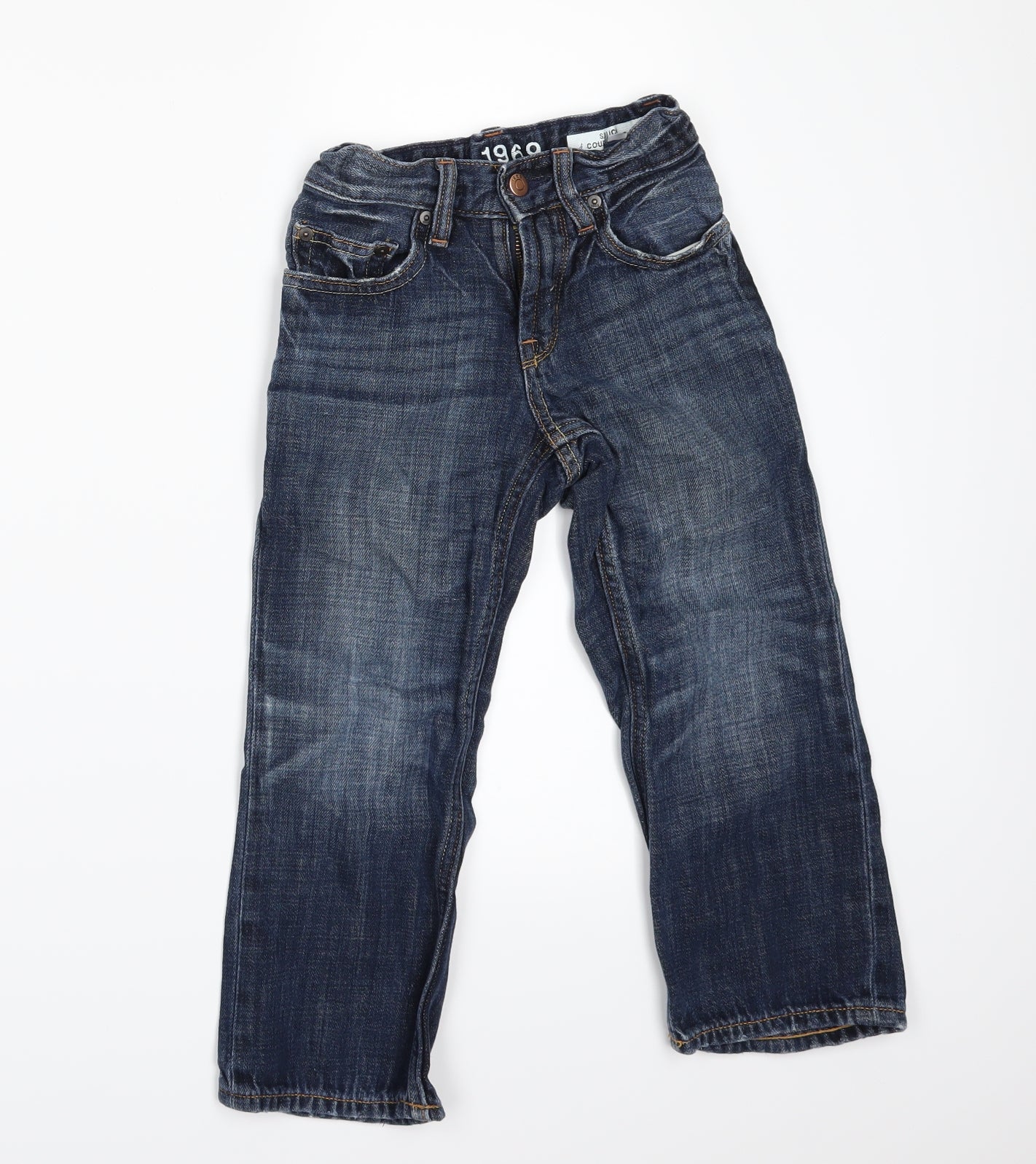 Gap Boys Blue  Denim Straight Jeans Size 5 Years