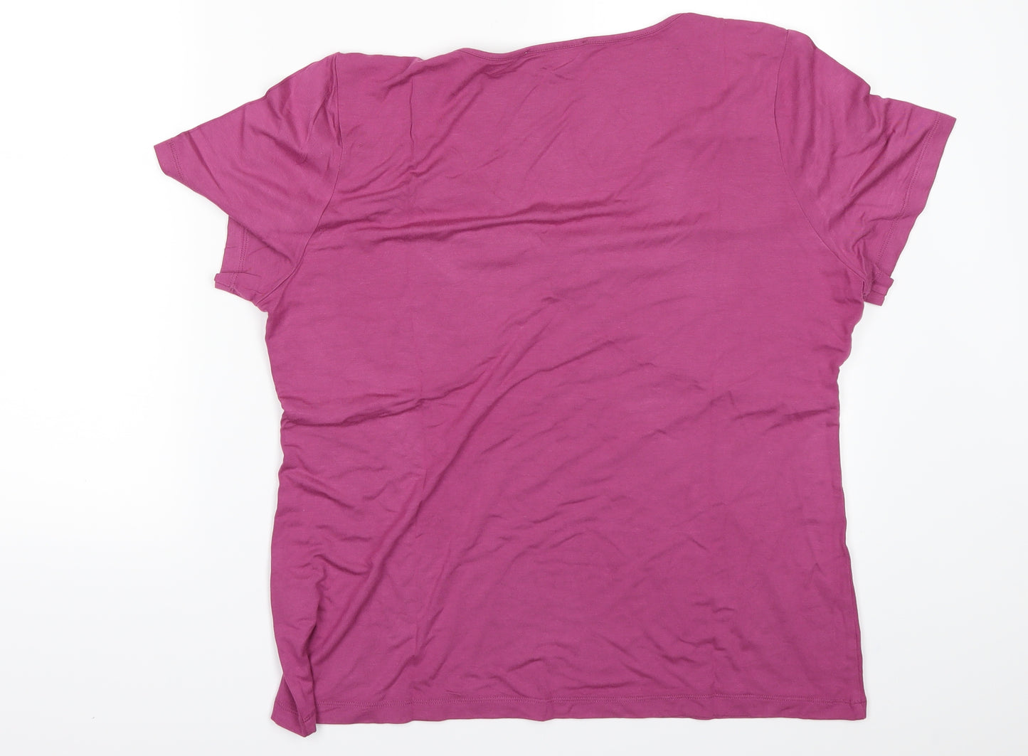 EAST Womens Pink   Basic T-Shirt Size 18