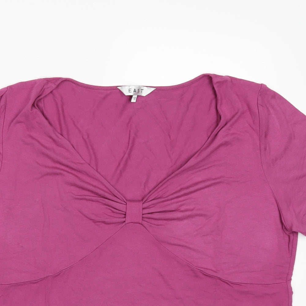 EAST Womens Pink   Basic T-Shirt Size 18