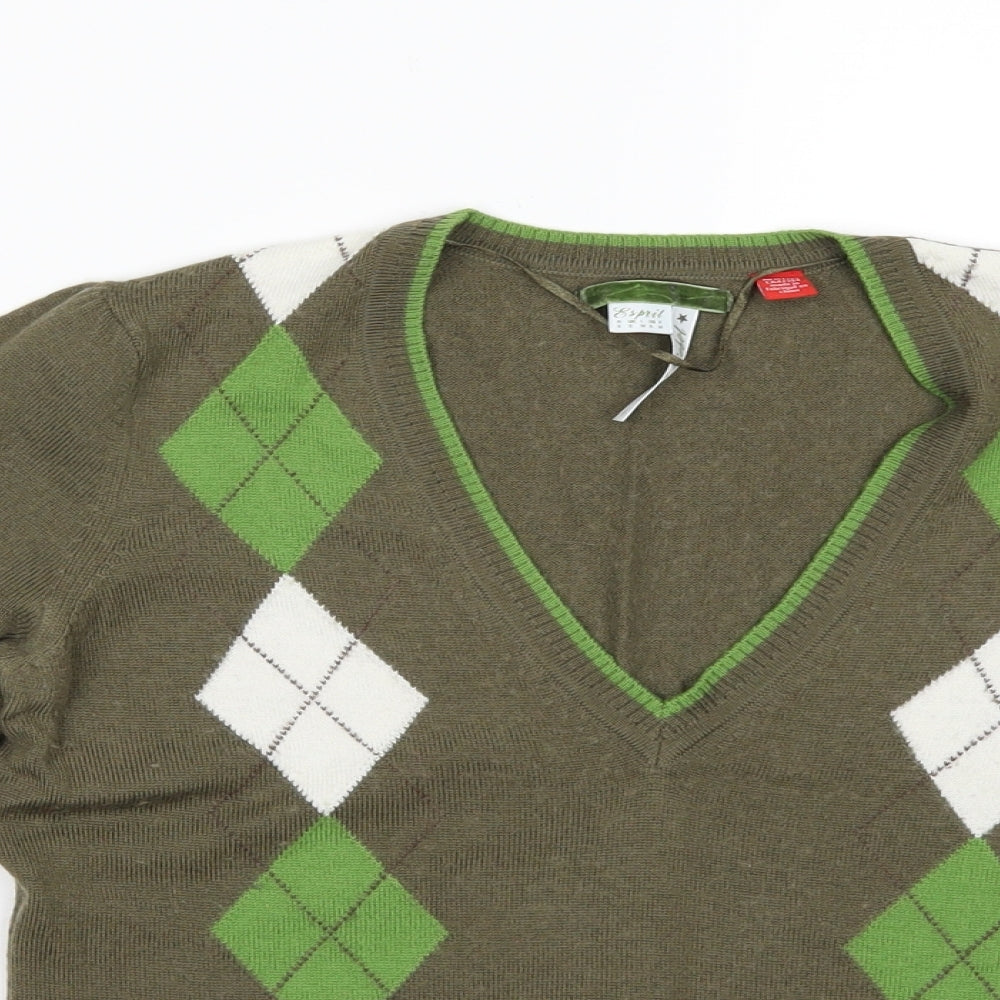 Esprit Womens Green   Pullover Jumper Size S