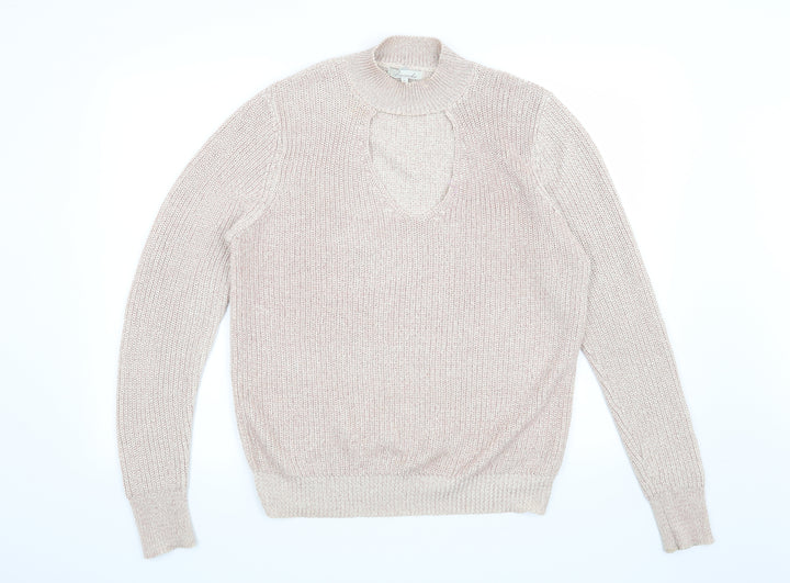 Peacocks Womens Pink Pullover Jumper Size M