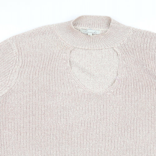 Peacocks Womens Pink   Pullover Jumper Size M