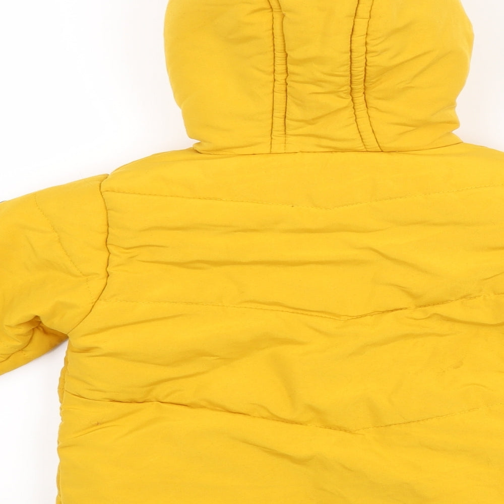 Pep & Co Boys Yellow   Overcoat Coat Size 2-3 Years