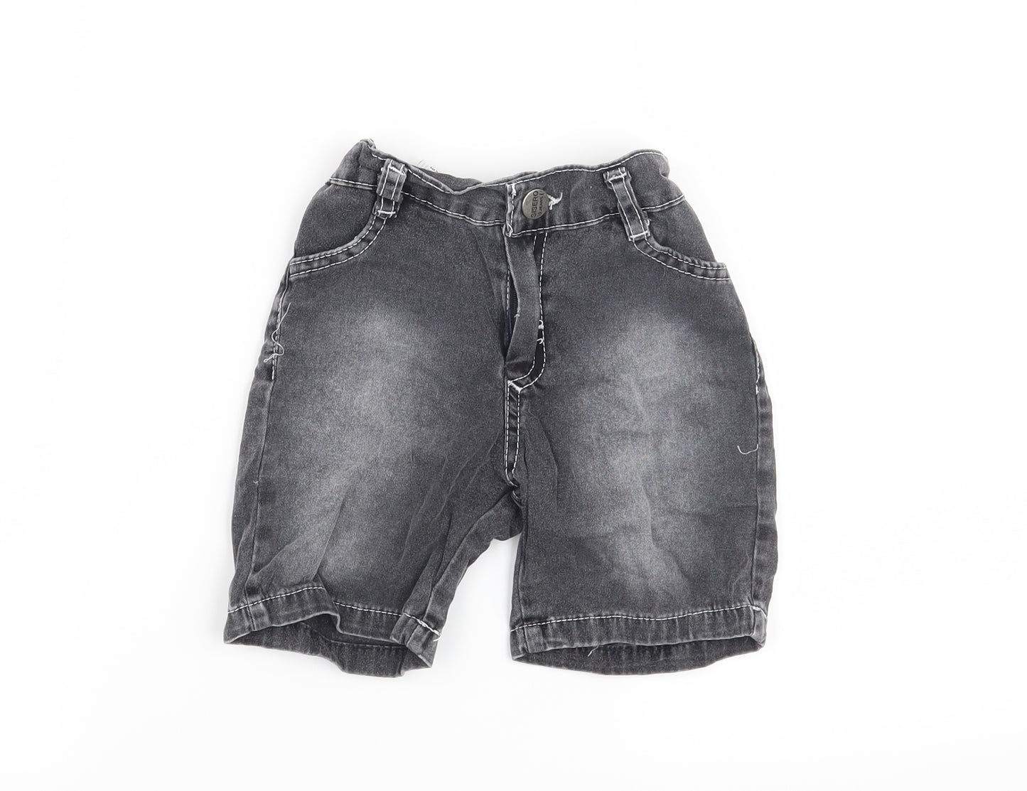 Siser Boys Grey   Cropped Jeans Size 2 Years
