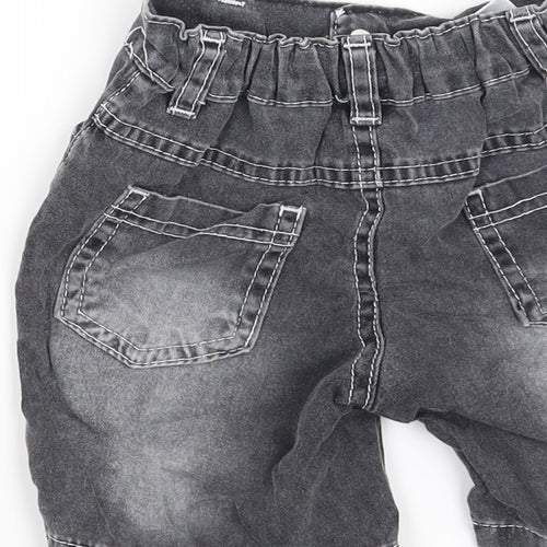 Siser Boys Grey   Cropped Jeans Size 2 Years