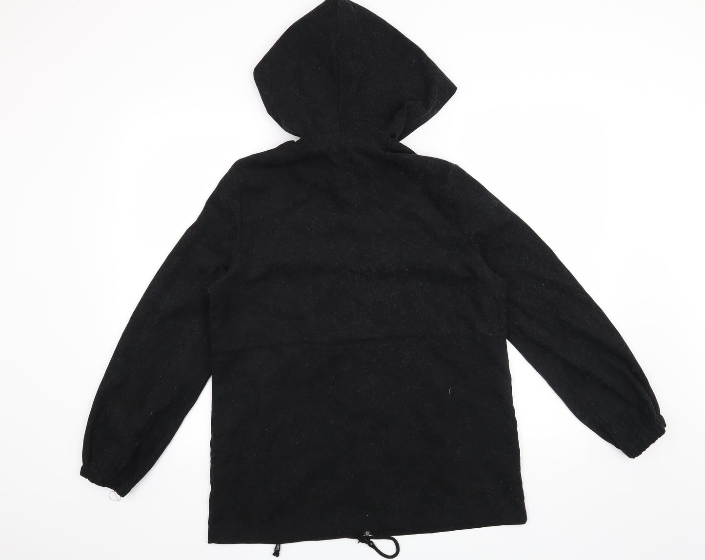 SheIn Womens Black   Full Zip Hoodie Size S