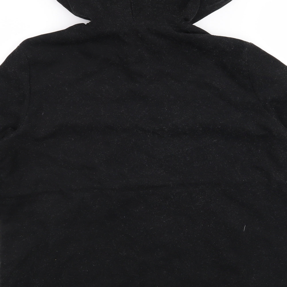 SheIn Womens Black   Full Zip Hoodie Size S