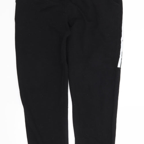 Miss Diona Womens Black Striped  Sweatpants Trousers Size L L28 in