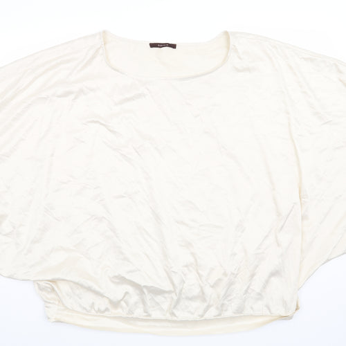 Savoir Womens Beige   Basic Blouse Size 24