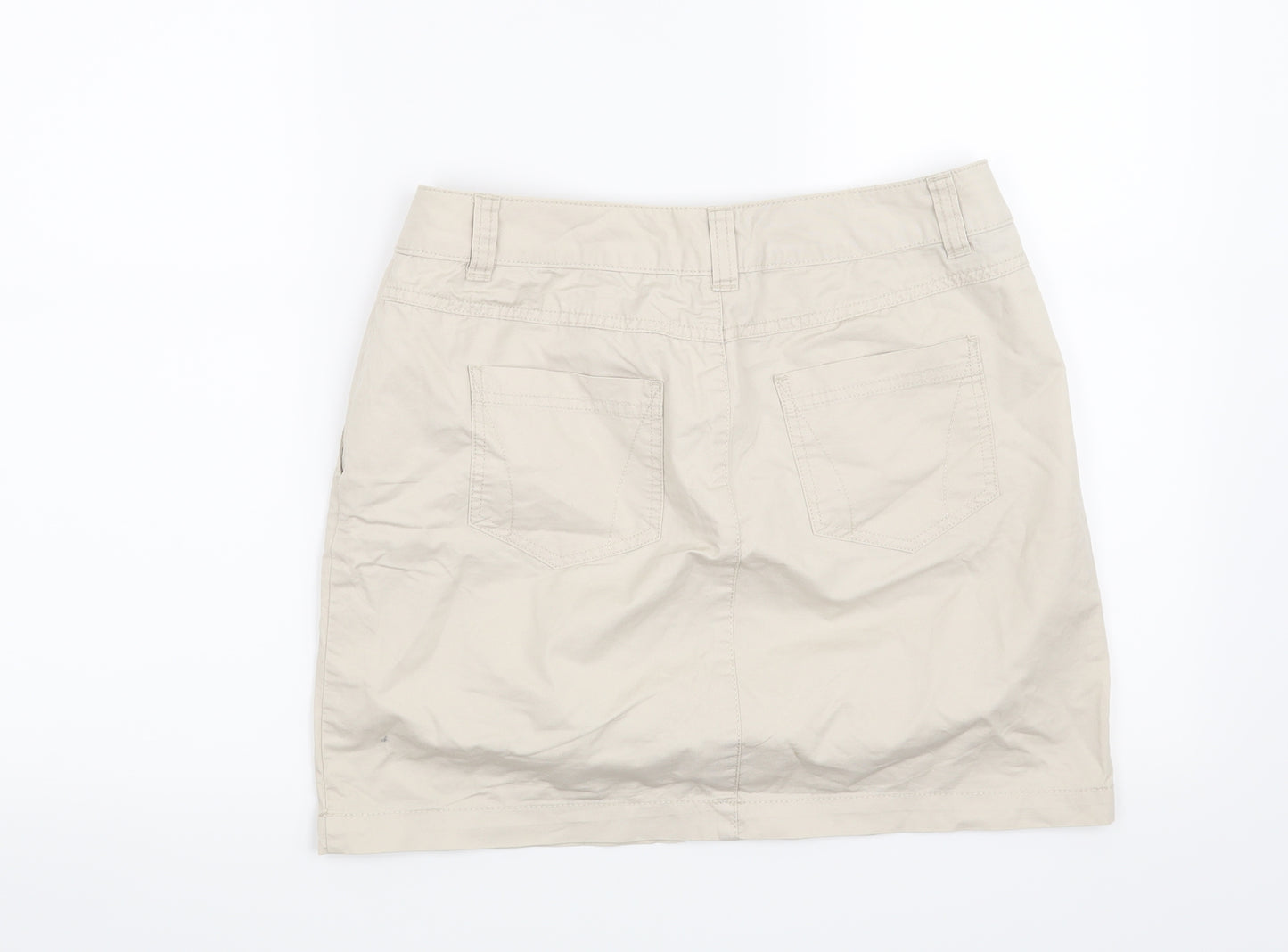 Avenue Womens Beige   Mini Skirt Size 10
