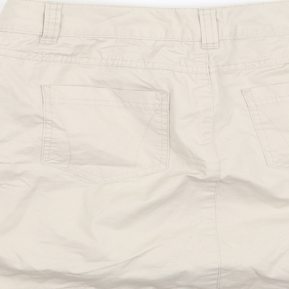 Avenue Womens Beige   Mini Skirt Size 10