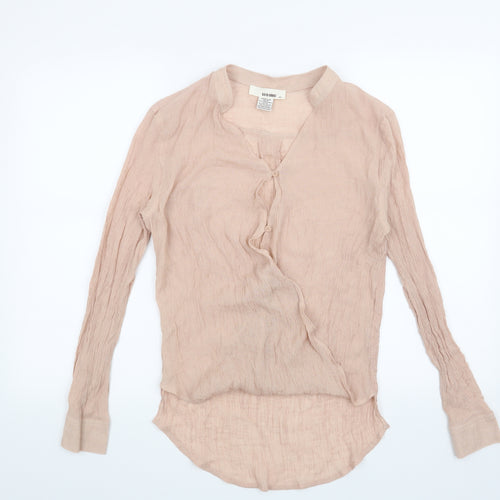 Preworn Womens Pink   Basic Blouse Size S