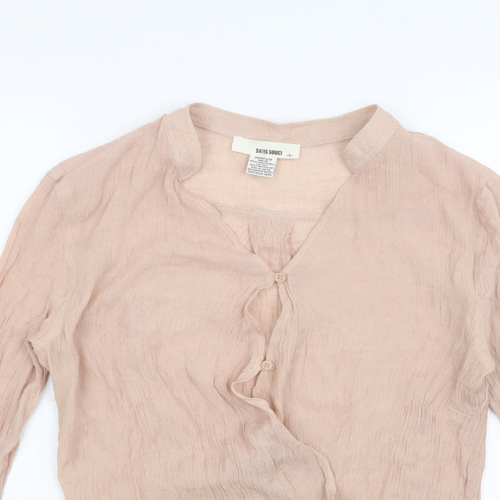 Preworn Womens Pink   Basic Blouse Size S
