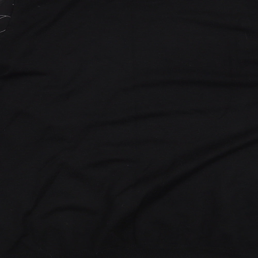 NEXT Womens Black Floral  Pullover Jumper Size 14
