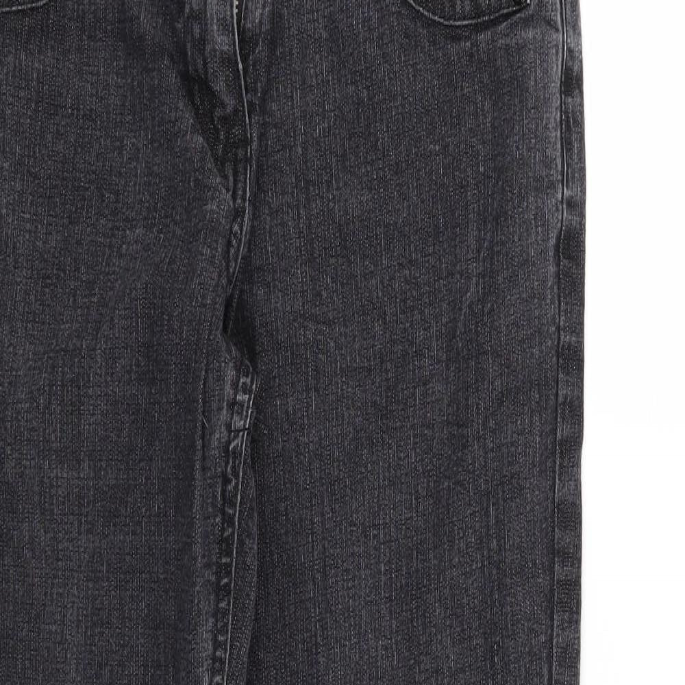 F&F Womens Black   Bootcut Jeans Size 12 L27 in