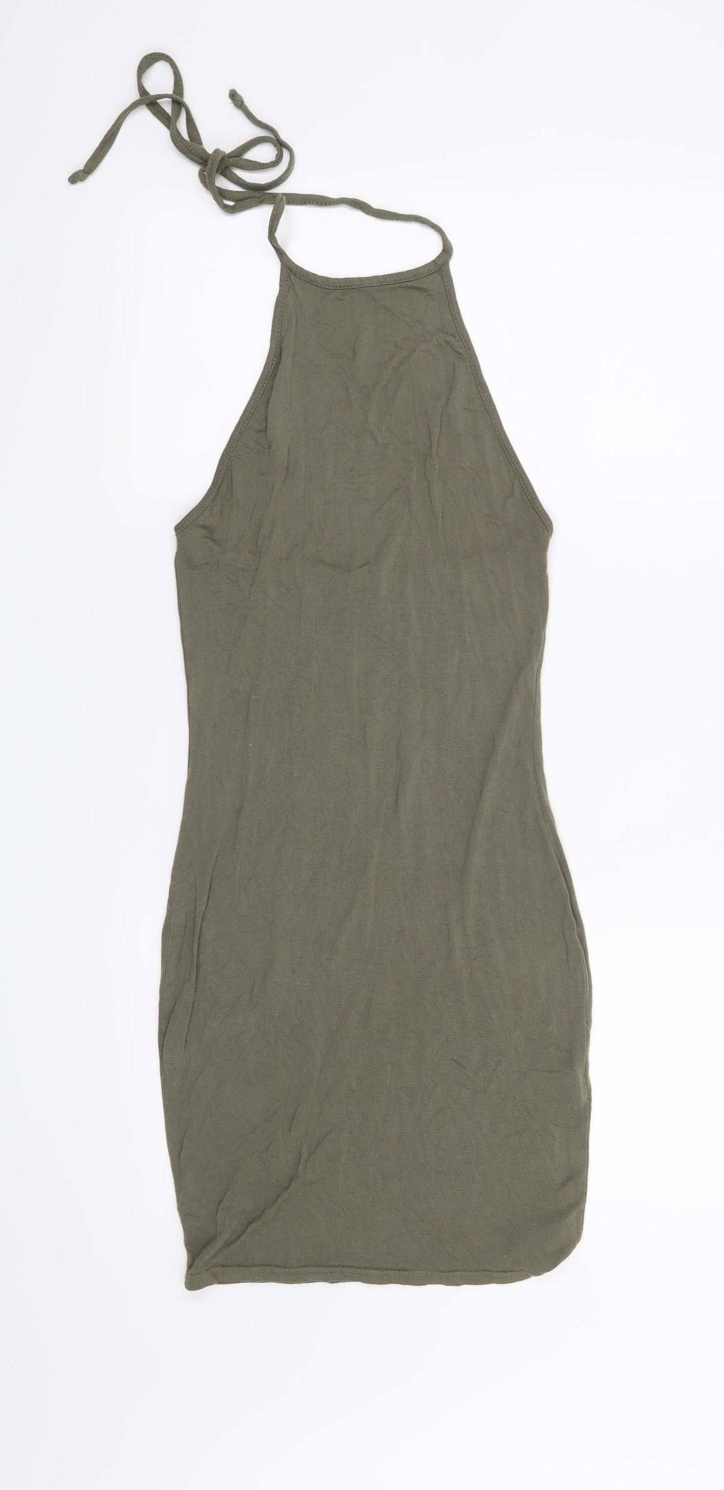 Boohoo Womens Green   T-Shirt Dress  Size 6
