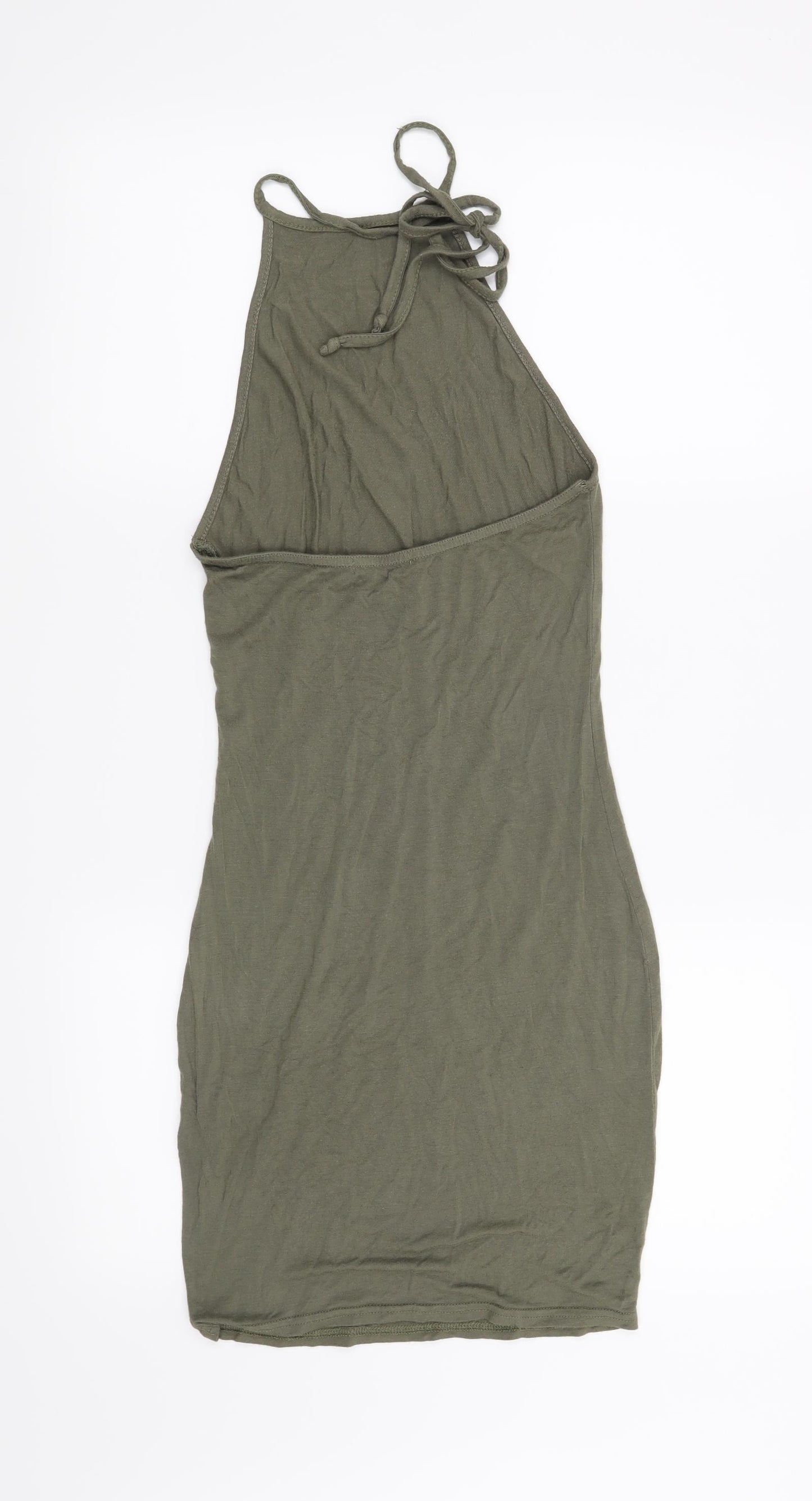 Boohoo Womens Green   T-Shirt Dress  Size 6