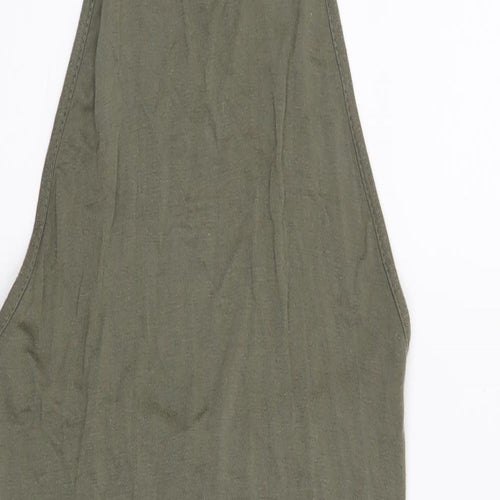 Boohoo Womens Green   T-Shirt Dress  Size 6