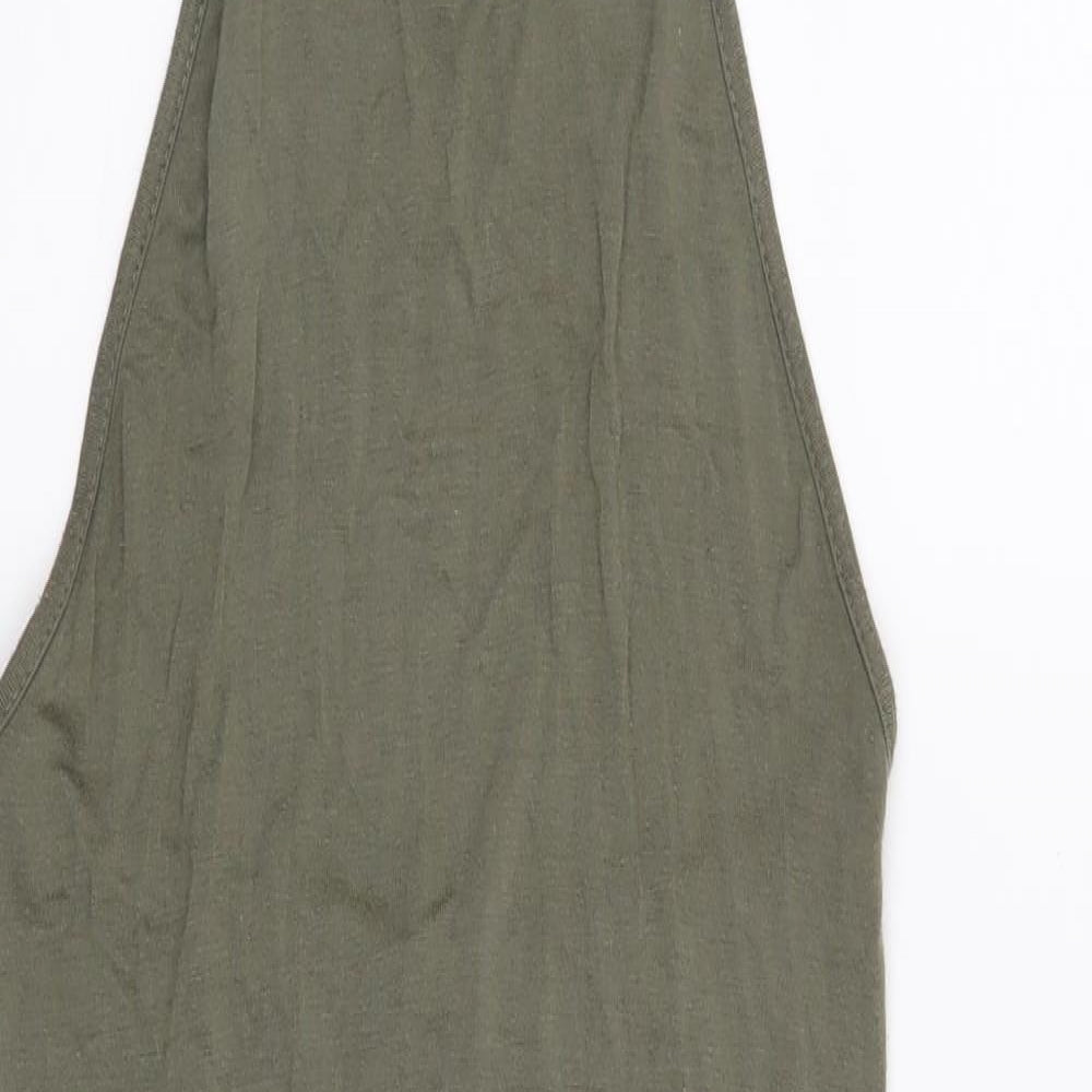 Boohoo Womens Green   T-Shirt Dress  Size 6