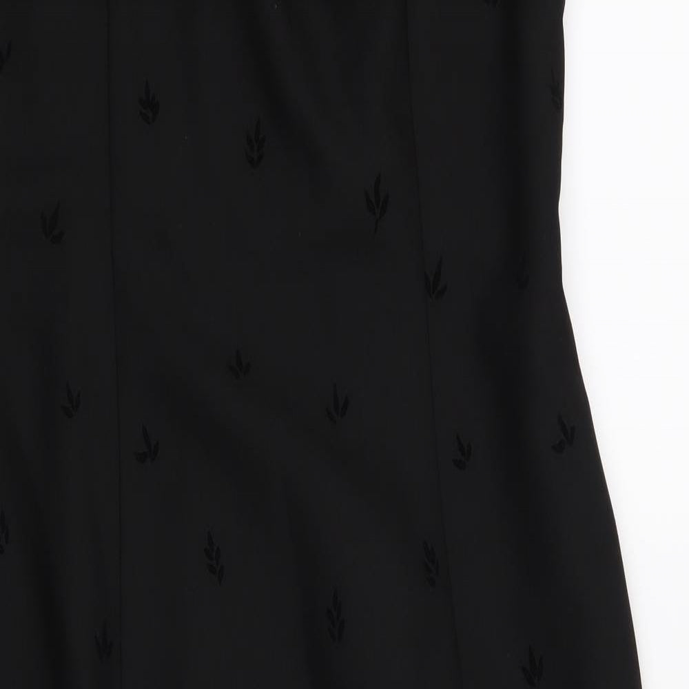 Yessica Womens Black Floral  Shift  Size 16