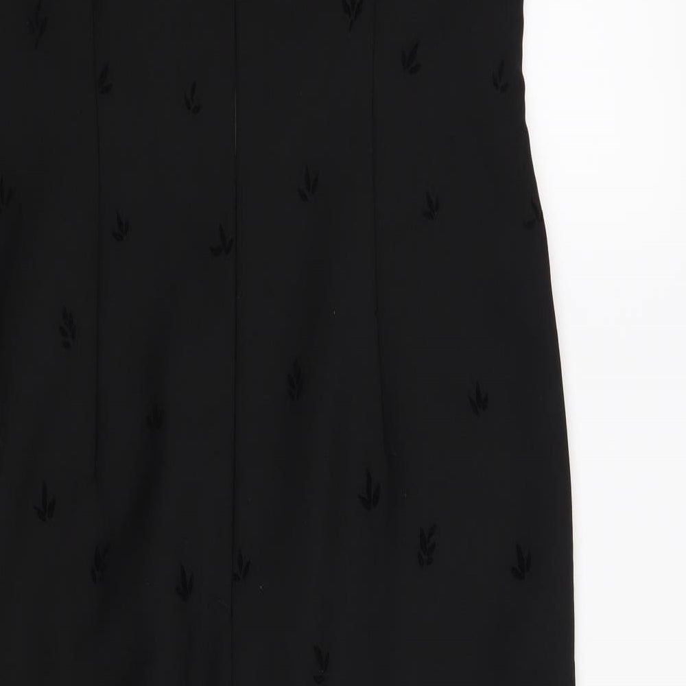 Yessica Womens Black Floral  Shift  Size 16