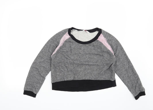 Sophie Girls Grey   Pullover Sweatshirt Size 12-13 Years